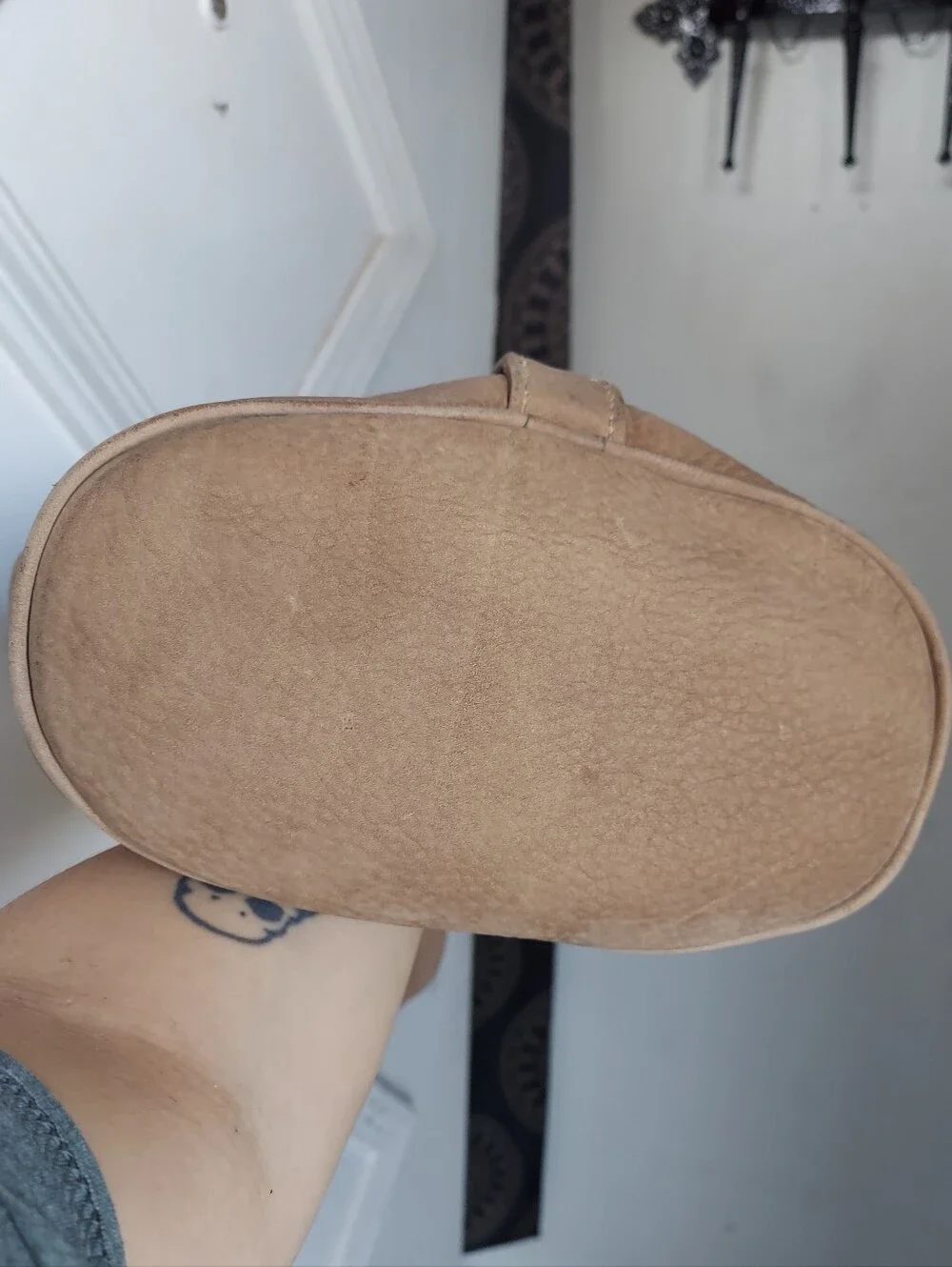 Vintage Coach Sonoma Collection Nubuc Sand Flat Pack Sling 4944⌛️